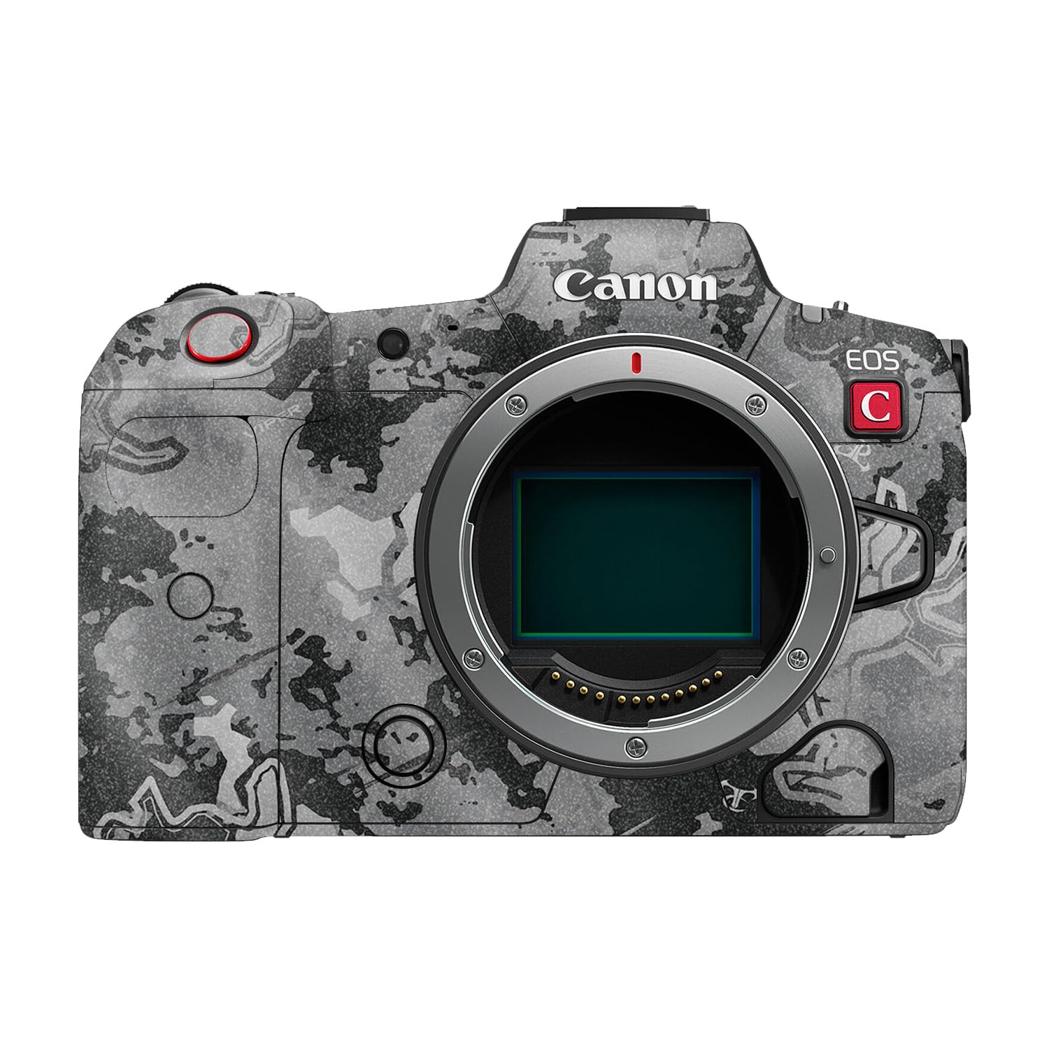 Glossy Glitter Camera Skin Compatible with Canon EOS R5C (2022) - Viper Urban - Premium 3M Vinyl Protective Wrap Decal Cover - Easy to Apply | Crafted in the USA by MightySkins