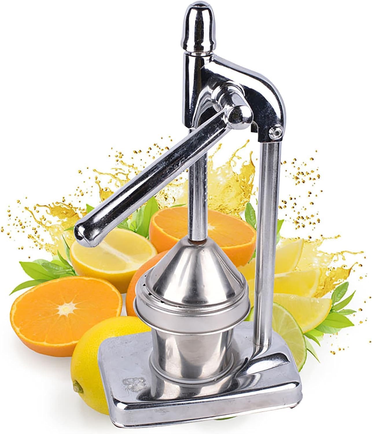 Juicer Machines， Manual Press Stainless Steel Fruit Juicer Handheld Vegetable Fruit Orange Juice Maker Blender Juice Making Cup Kitchen Gadgets