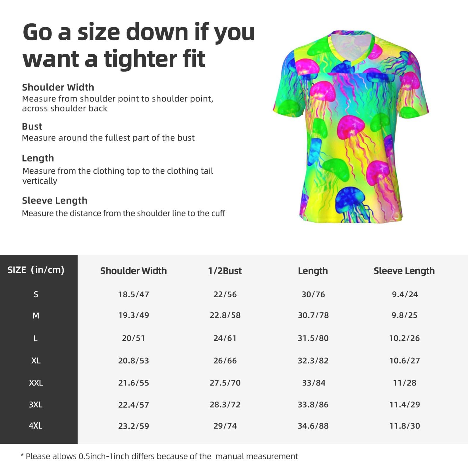 Stylish Athletic Sports Jersey Magical-Jellyfish-Abstract Men's Rugby Jersey Small Black