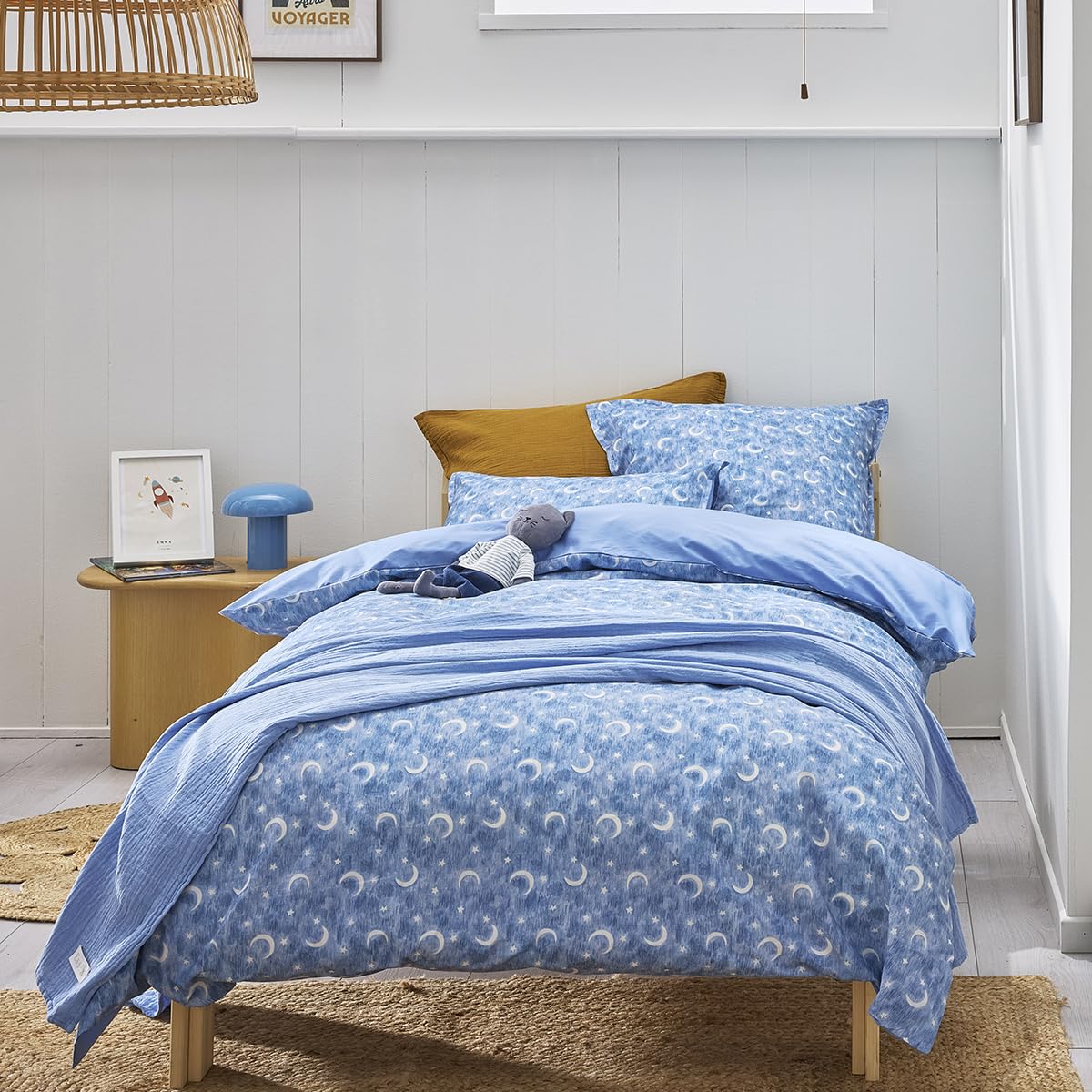 ESSIX Petit Rêveur Children's Cotton Percale Duvet Cover, 140 x 200 cm