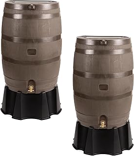 RTS 50-Gallon Rain Barrel Set