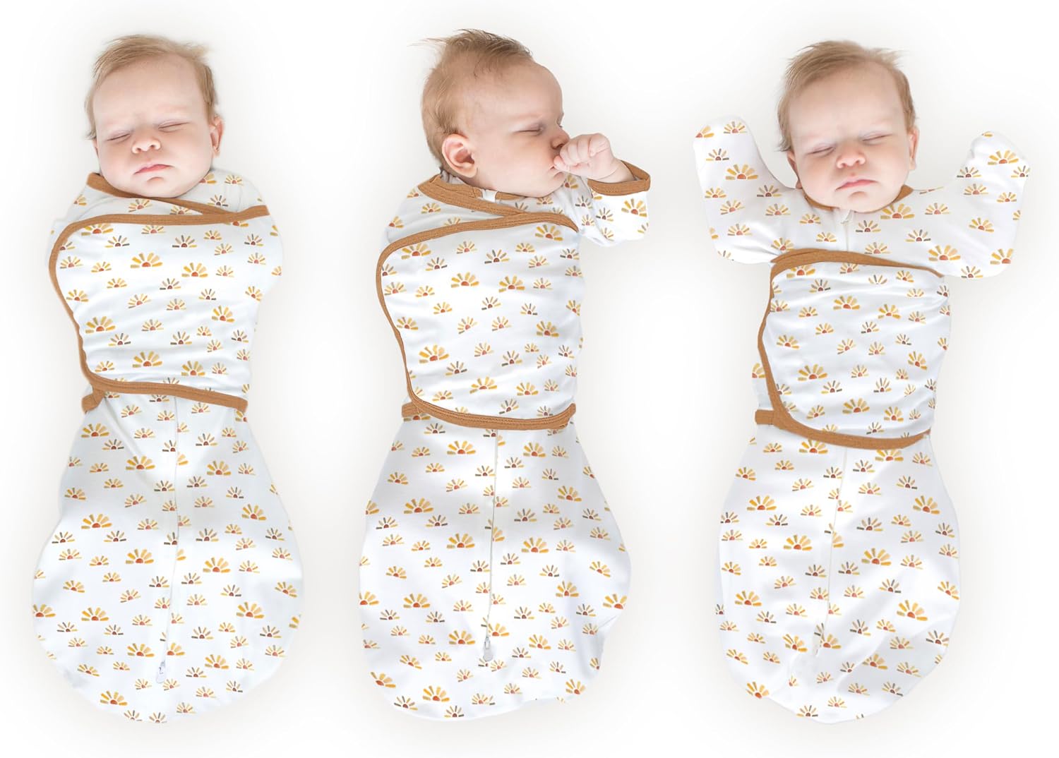 SwaddleDesigns 6-Way Omni Swaddle Sack, Arms Up Swaddle for Newborn, More Options to Calm Startle Reflex, Improves Sleep