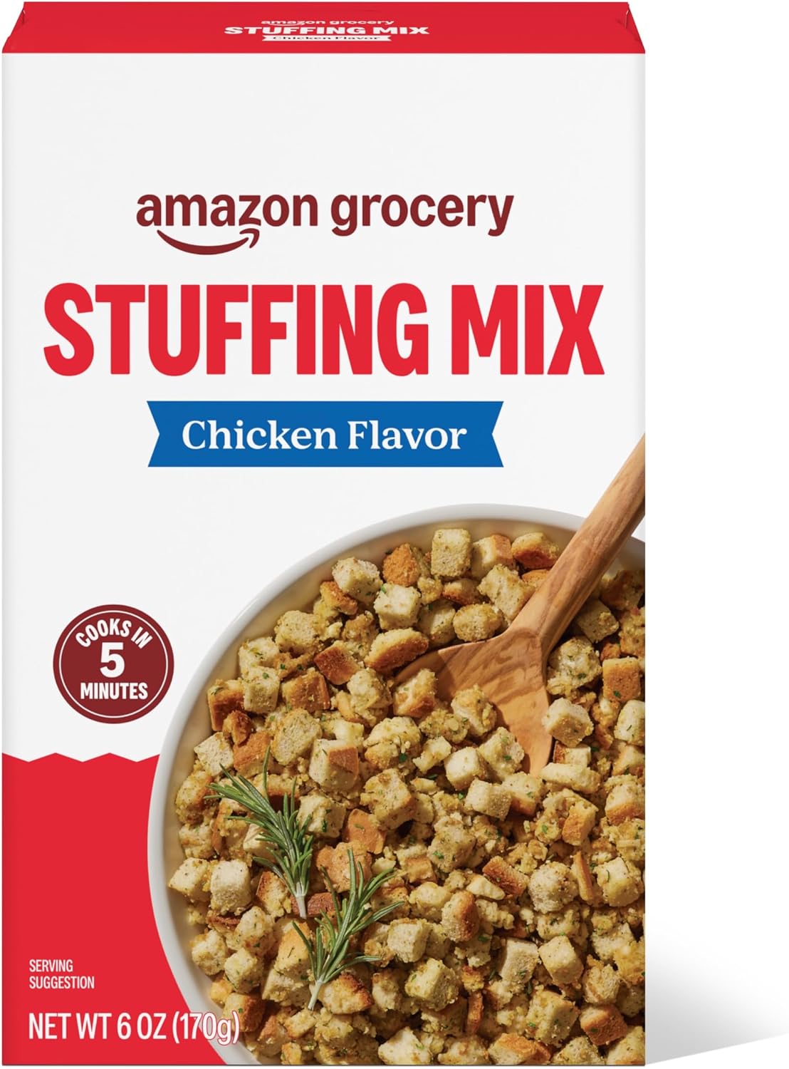 Amazon Grocery, Chicken Flavor Stuffing Mix, 6 Oz