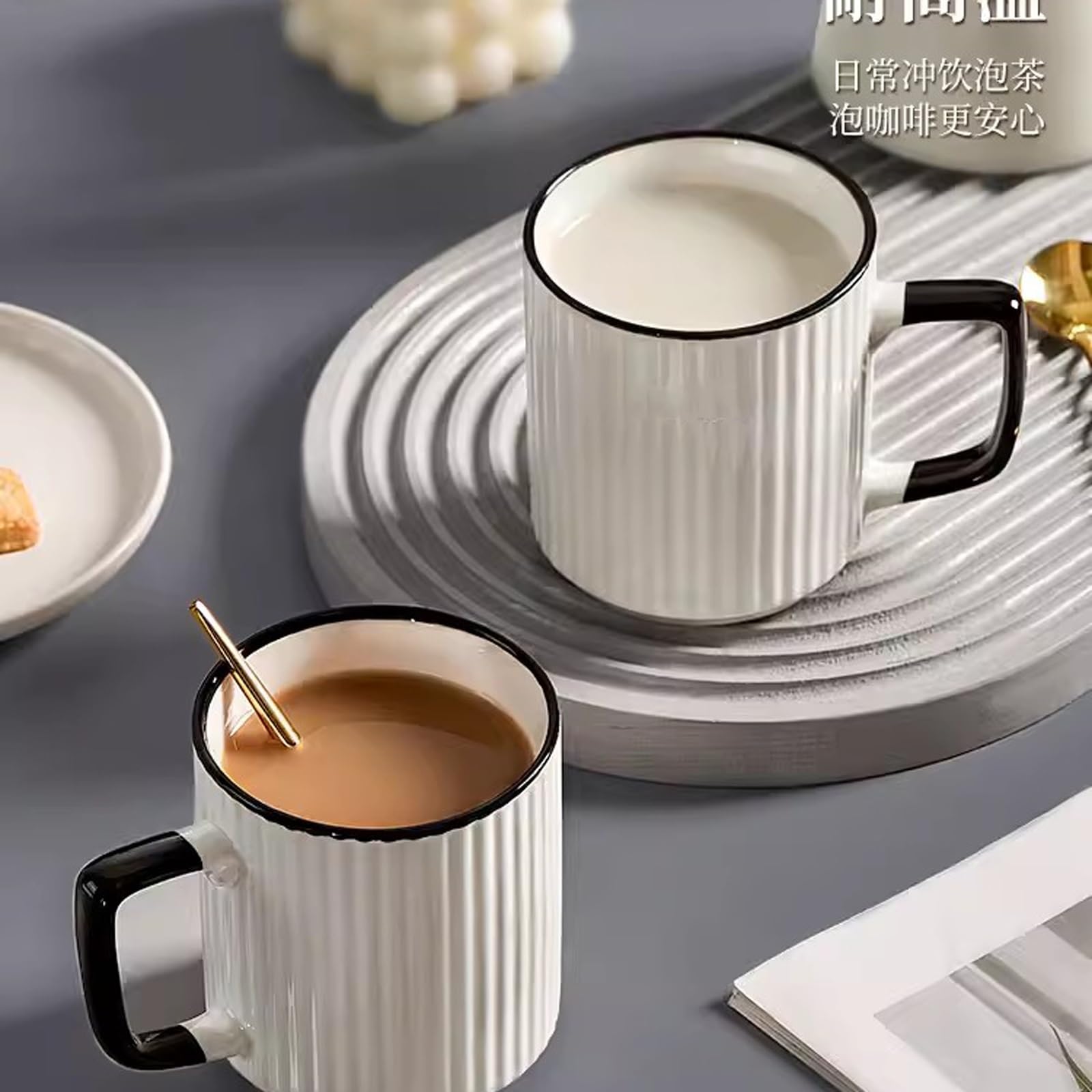 NZPOST Tazze da caffè Tazza Tazze in Ceramica per la casa Tazze per Ragazze Ufficio Dormitorio per Ragazzi Tazze da caffè Tazze da tè Tazza da caffè