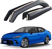 Goodyear Shatterproof In-Channel Window Deflectors for 2025-2026 Toyota Camry Sedan - Rain Guards Visors, 4pcs GY008060