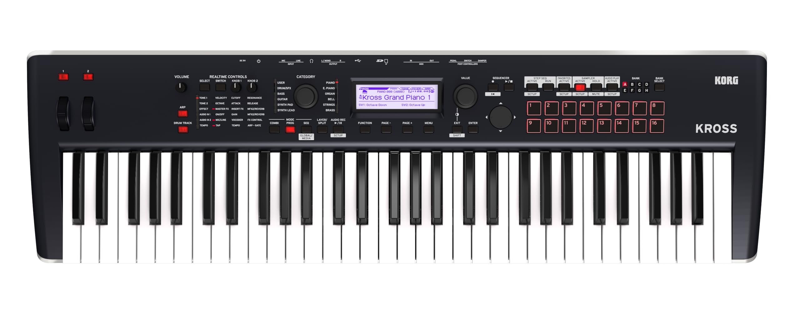 Amazon | KORG(コルグ) キーボード シンセサイザー KROSS2 クロス 61鍵
