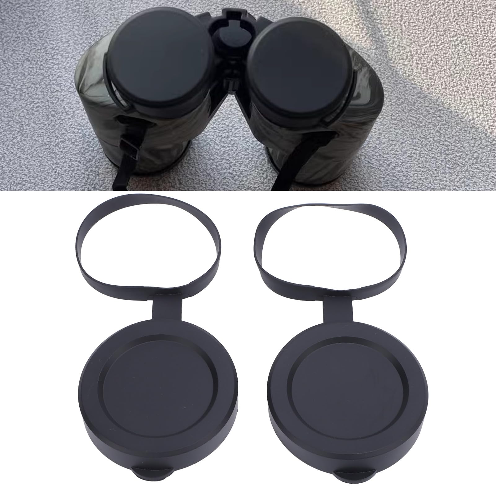 Nakładki na Obiektywy, Gumowe Nakładki Ochronne na Obiektywy do Lornetek, Lunet i Lunet o średnicy 61–64 Mm