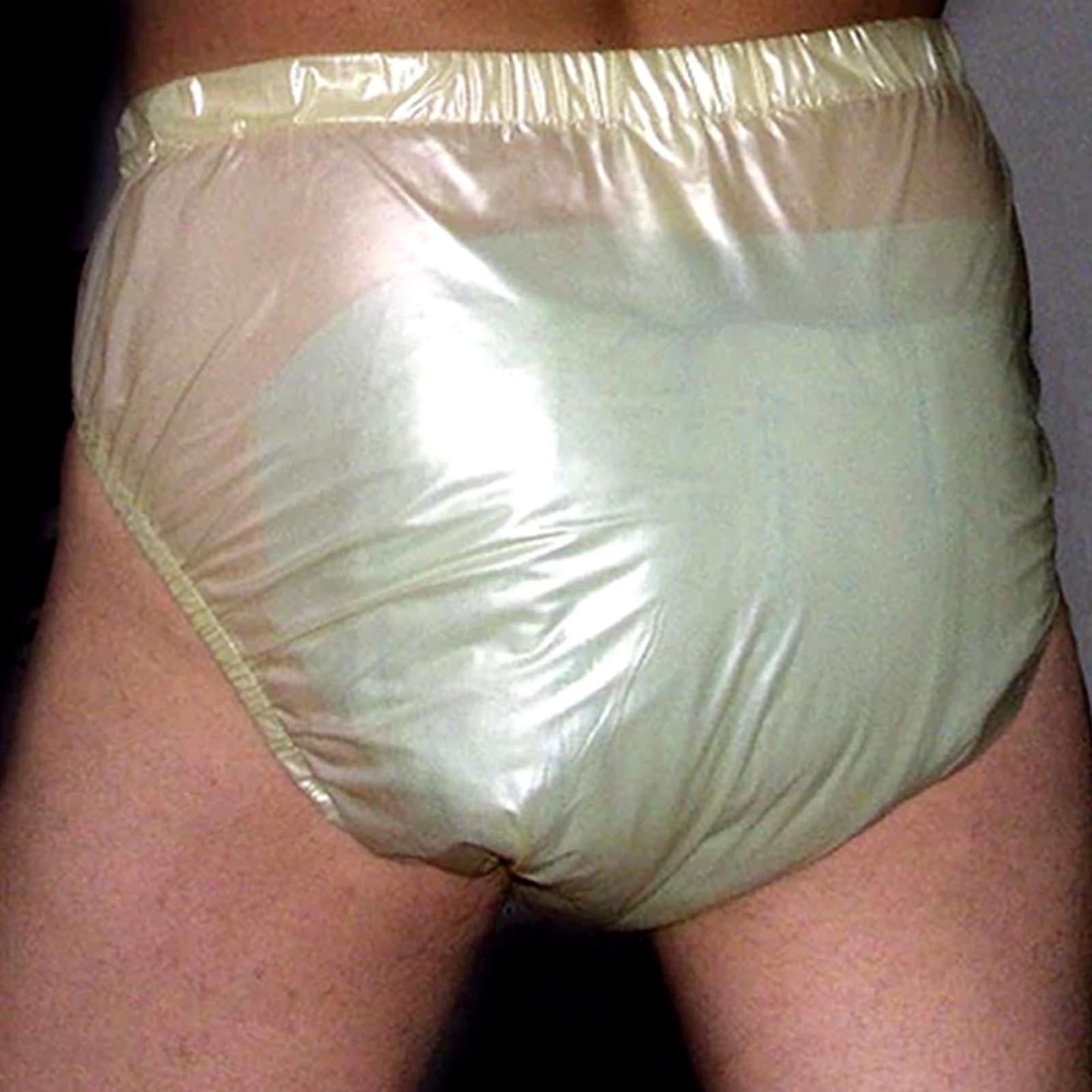 Pokrowiec na pieluchę dla dorosłych, Nieszczelne spodnie na nietrzymanie moczu dla dorosłych Multicolor S-XXL 3 szt(Yellow 3 Pack,XXL)