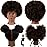 Morris Mannequin Head with 100% Human Hair - Curly Hair Training Head for Cosmetology, Hairdresser Practice, Styling, Braiding with Clamp Stand