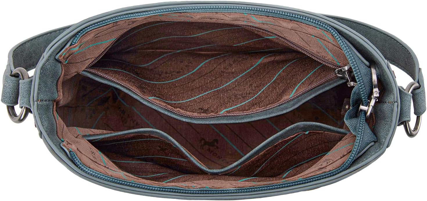 Montana West Western Embroidered Shoulder Bag for Women Vintage Floral Hobo HandBag - Image 4