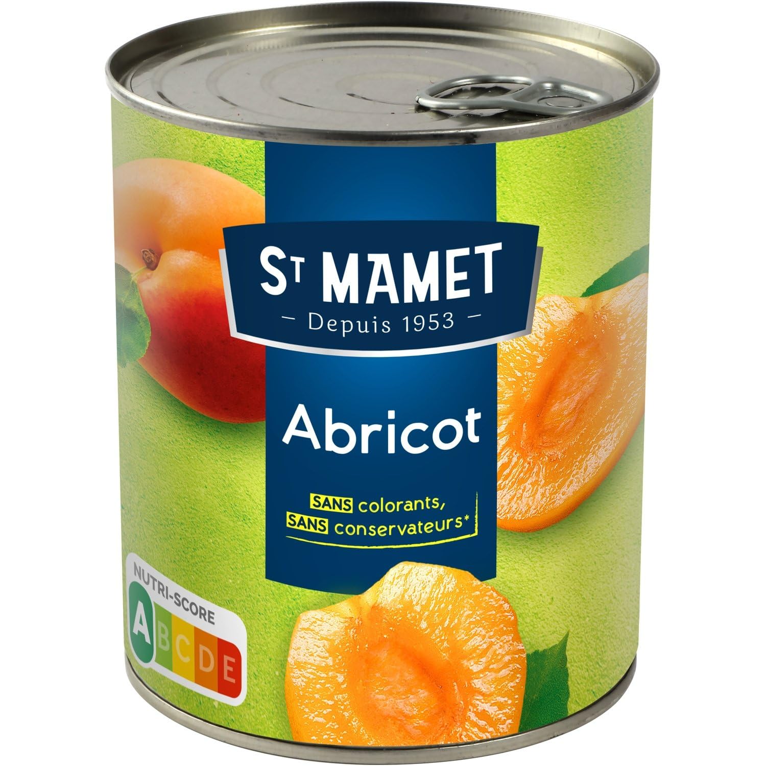 St Mamet Fruits au sirop abricots