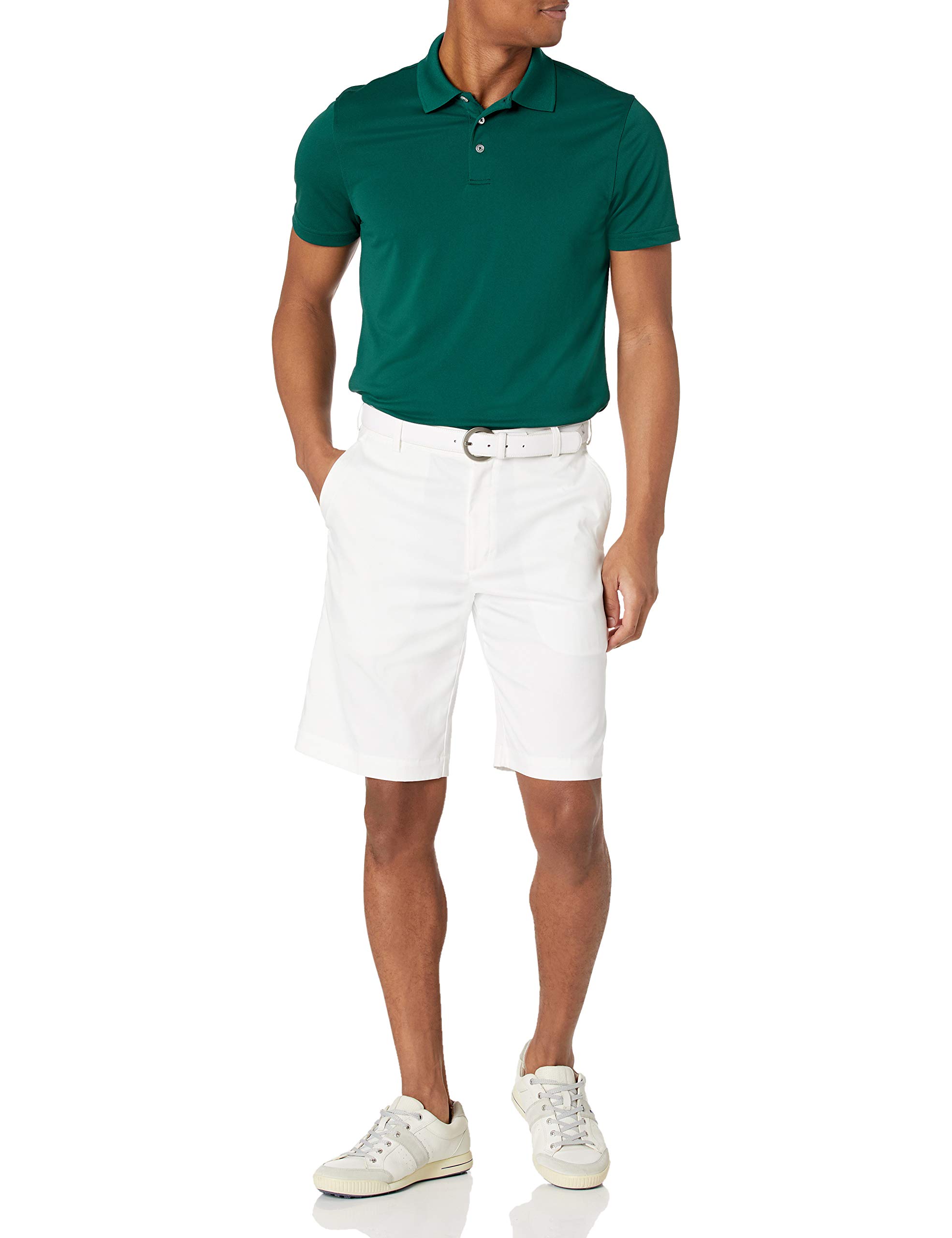 Amazon Essentials Hombre Polo de Golf, Manga Corta, Corte Ajustado, Secado Rápido