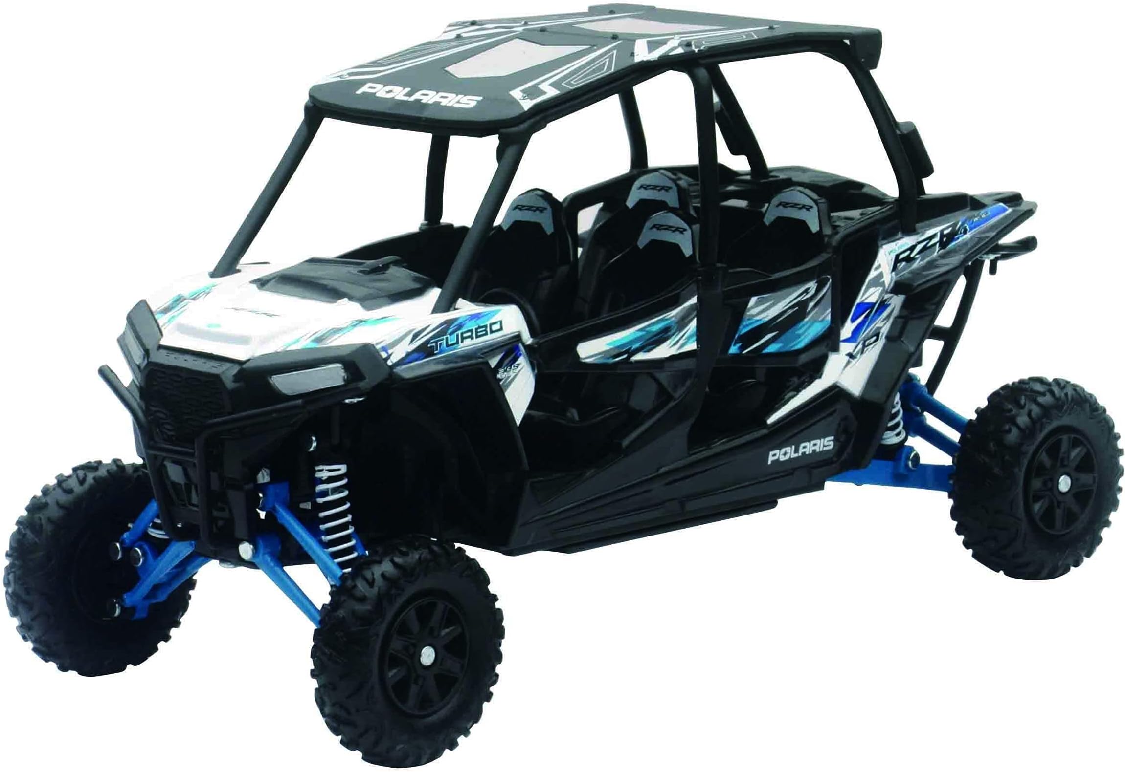 New-Ray Toys 1:18 Polaris RZR XP 4 Turbo (Matte White Lightning) (57843B)