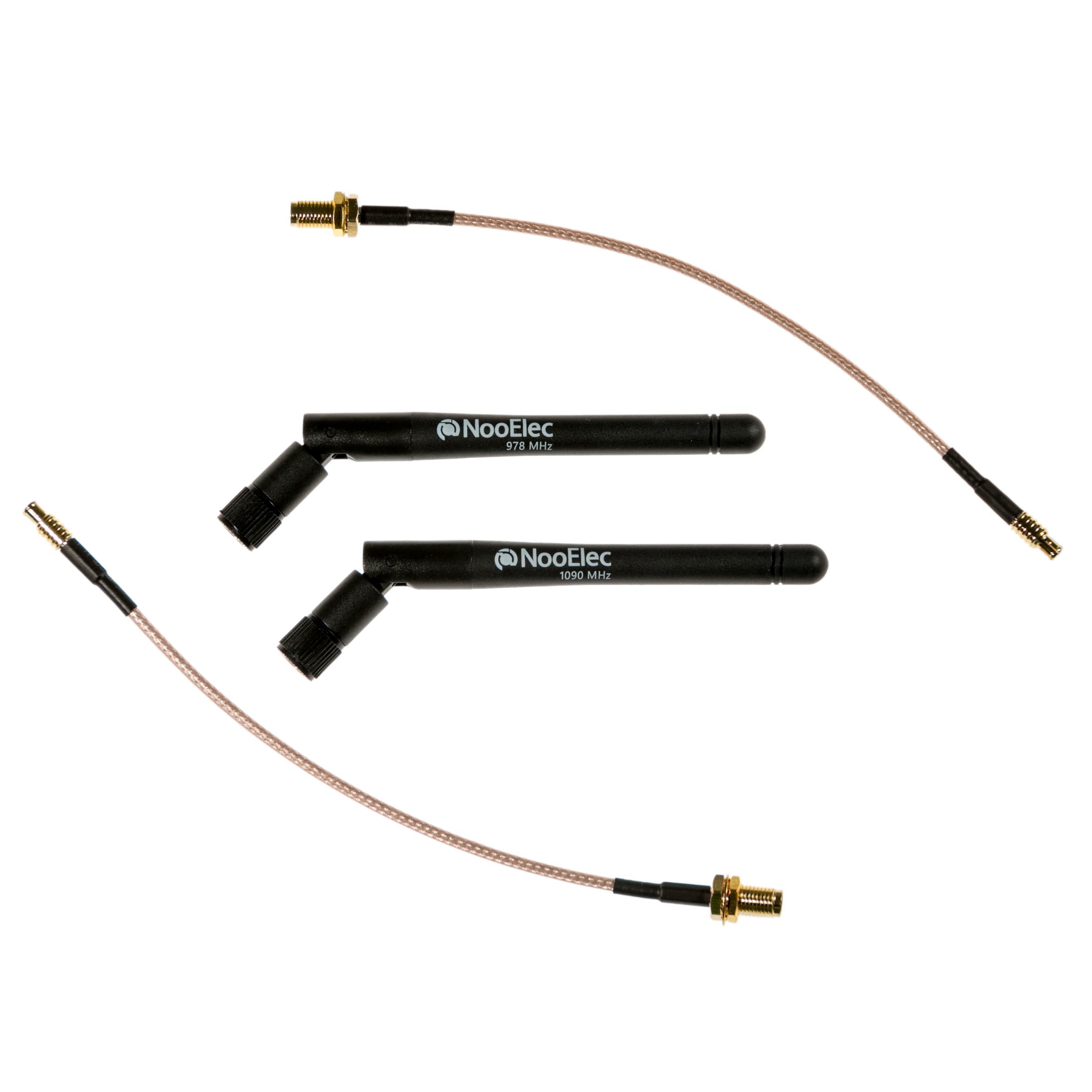 NooElec ADS-B Discovery 3dBi Antenna Bundle - 1090MHz & 978MHz Antenna Bundle for SMA and MCX-Connected Software Defined Radios (SDRs) 2