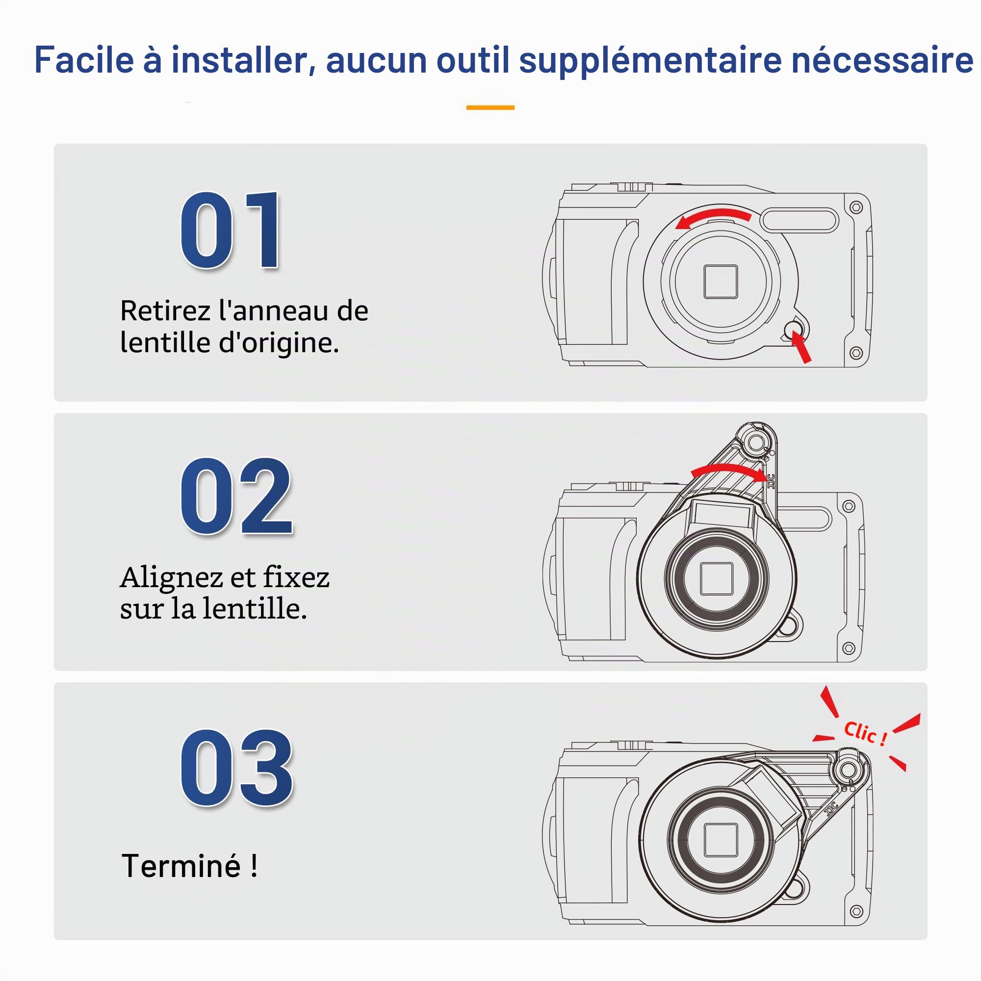 JJC FD-1 Diffuseur de Flash pour Olympus Tough TG-7 TG-6 TG-5 TG4 TG3 TG2 TG1, Supporte la Lumière Diffuse et Semi-Ouverte, Accessoire pour la Photographie Macro de Proximité