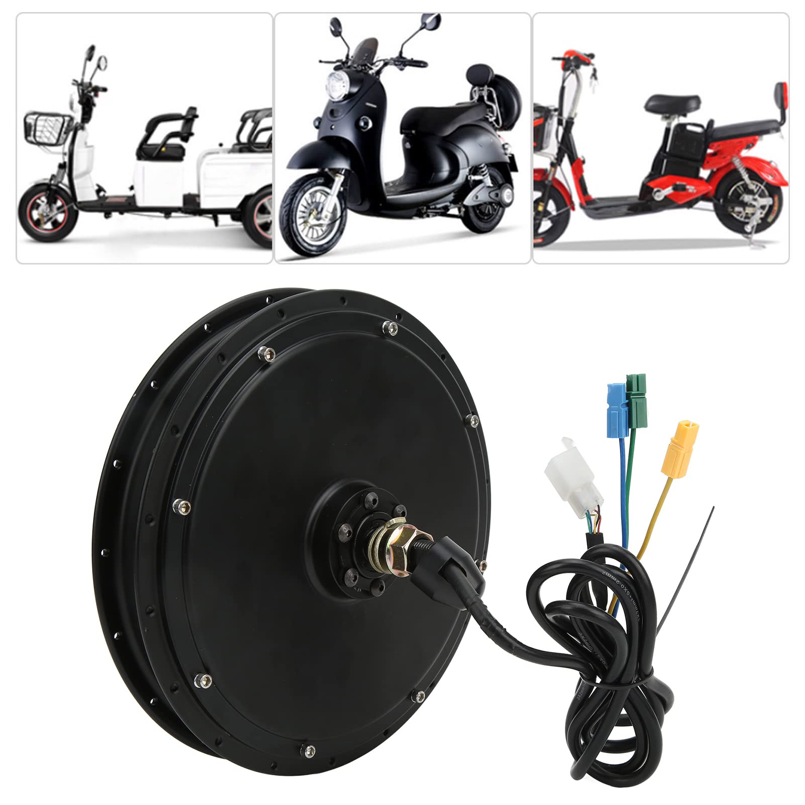 Amazon | Jeffergarden 自転車前輪用1000W電動変換キット DIY電動 