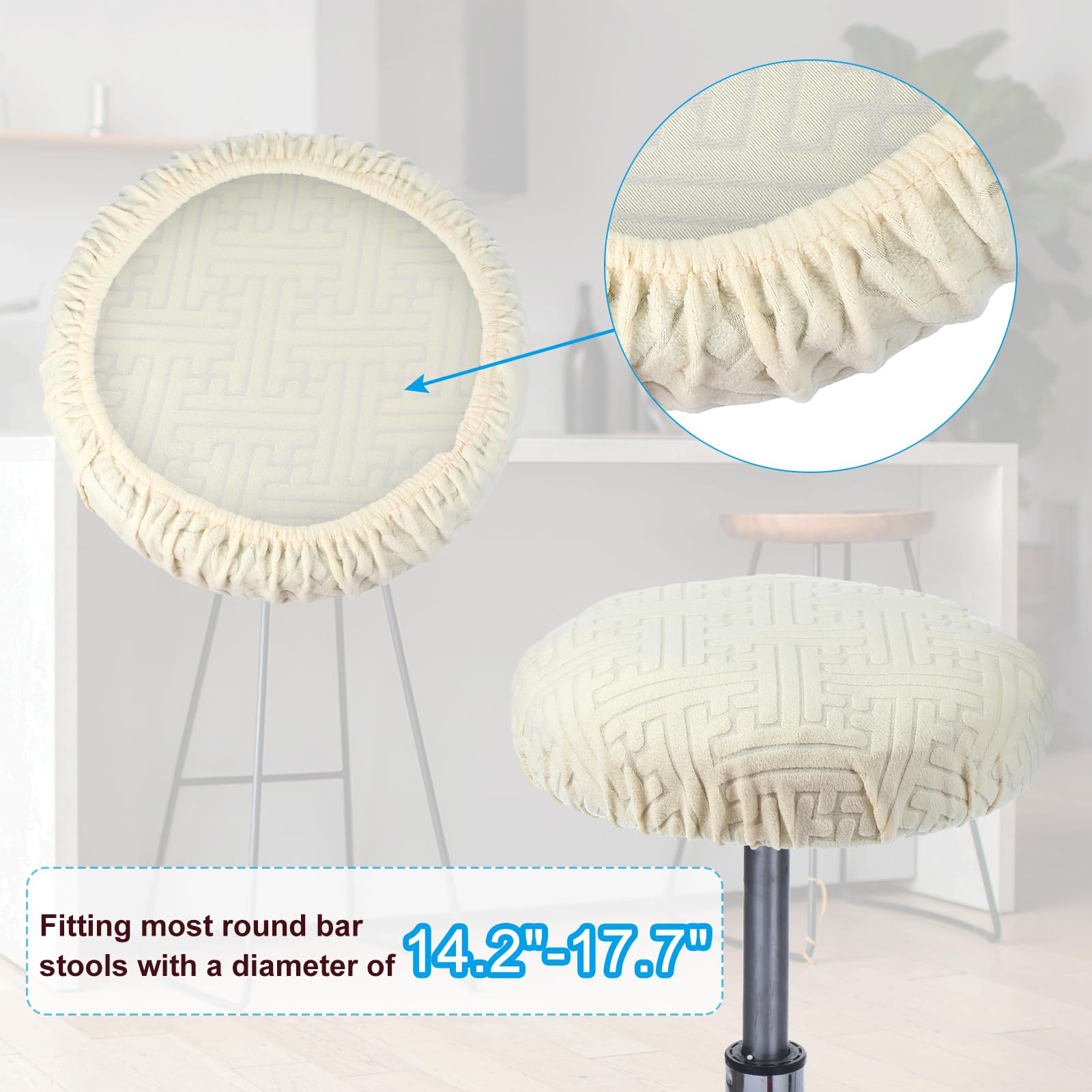 PATIKIL Stool Covers Round - Image 3