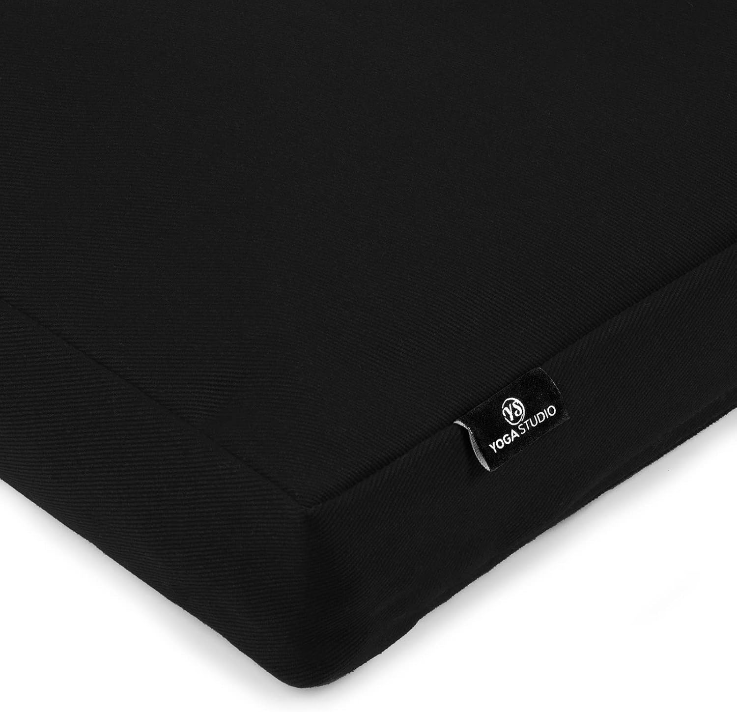 Yoga Studio European Organic Zabuton Meditation Cushion (Black)