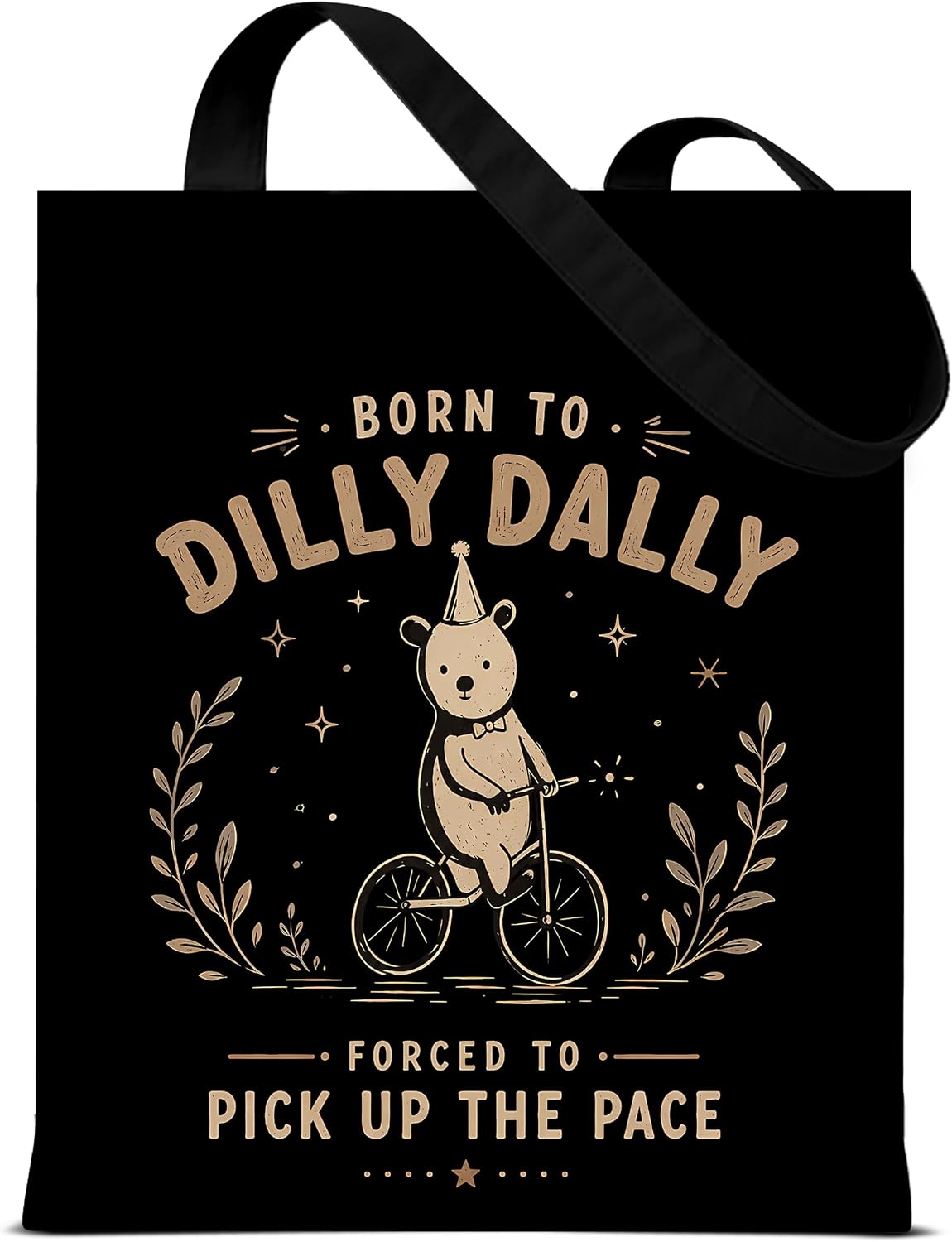 Cute Canvas Tote Bag for Women Dog Lover Gift, Reusable Shoulder Bag Dog Paw Print Totes for Shopping