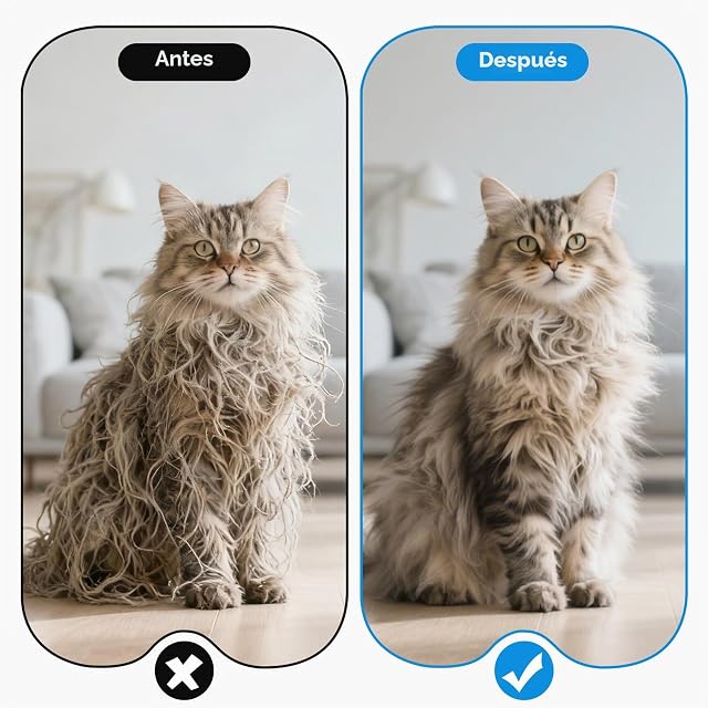 Foto 5 de 8 de Euqvunn Dematting Comb para Mascotas de Pelo Largo
