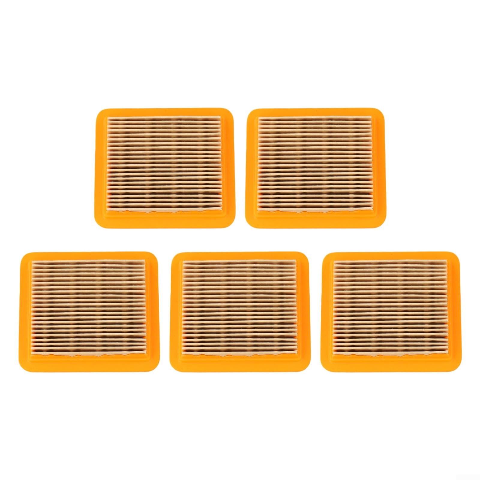 5 Pack Air Filter Compatible with GX50 GX-50 47.9CC 4-Stroke Engine Replacement Part 80x70x20mm for Lawn Mower Yard Equipment Strict Quality Control for Optimal Performance and Fuel Efficiency