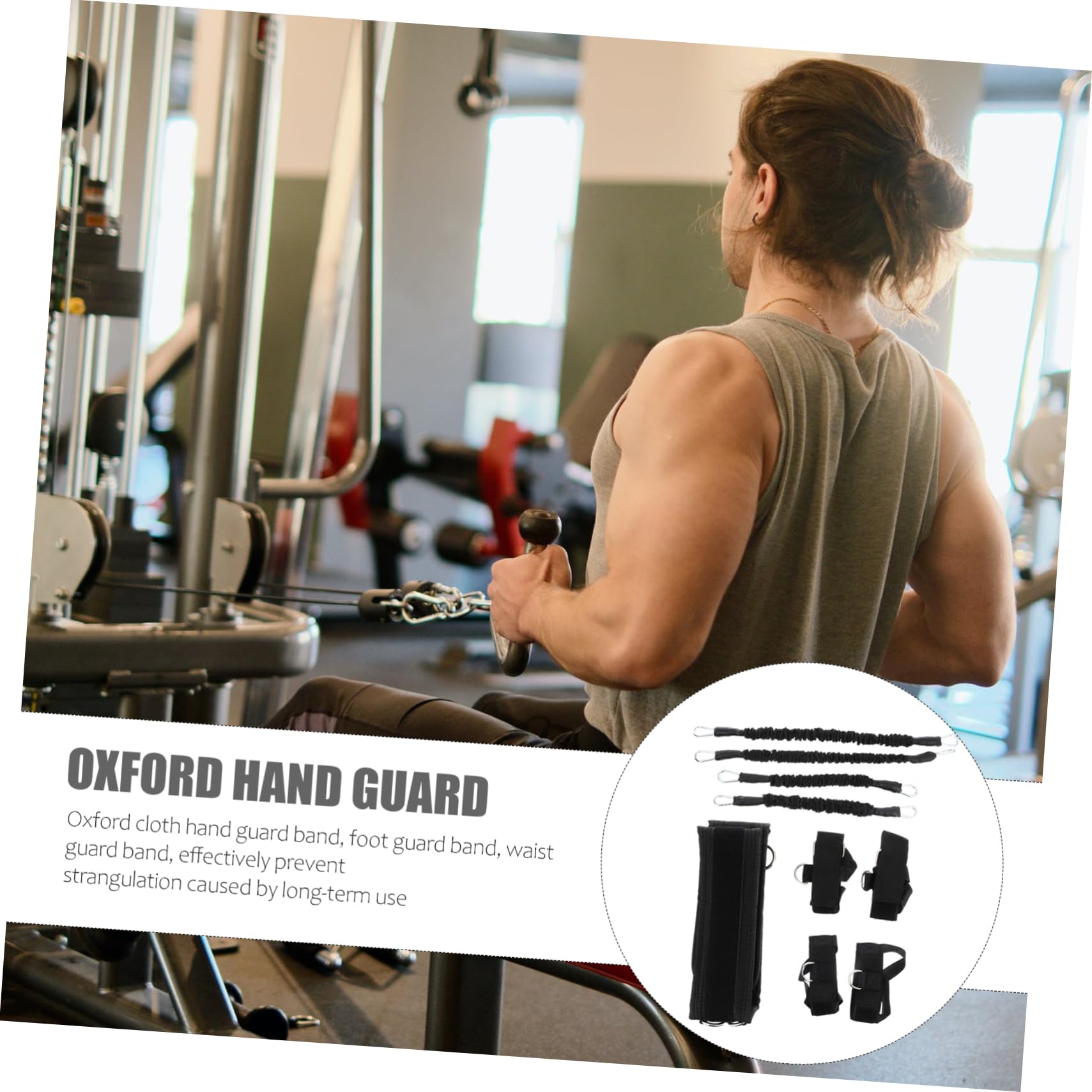 Toyvian Banda de Resistencia para Fitness de Bandas Elásticas de Ejercicio de Entrenamiento para Musculacion Uso Casa o Gimnasio de Fitness