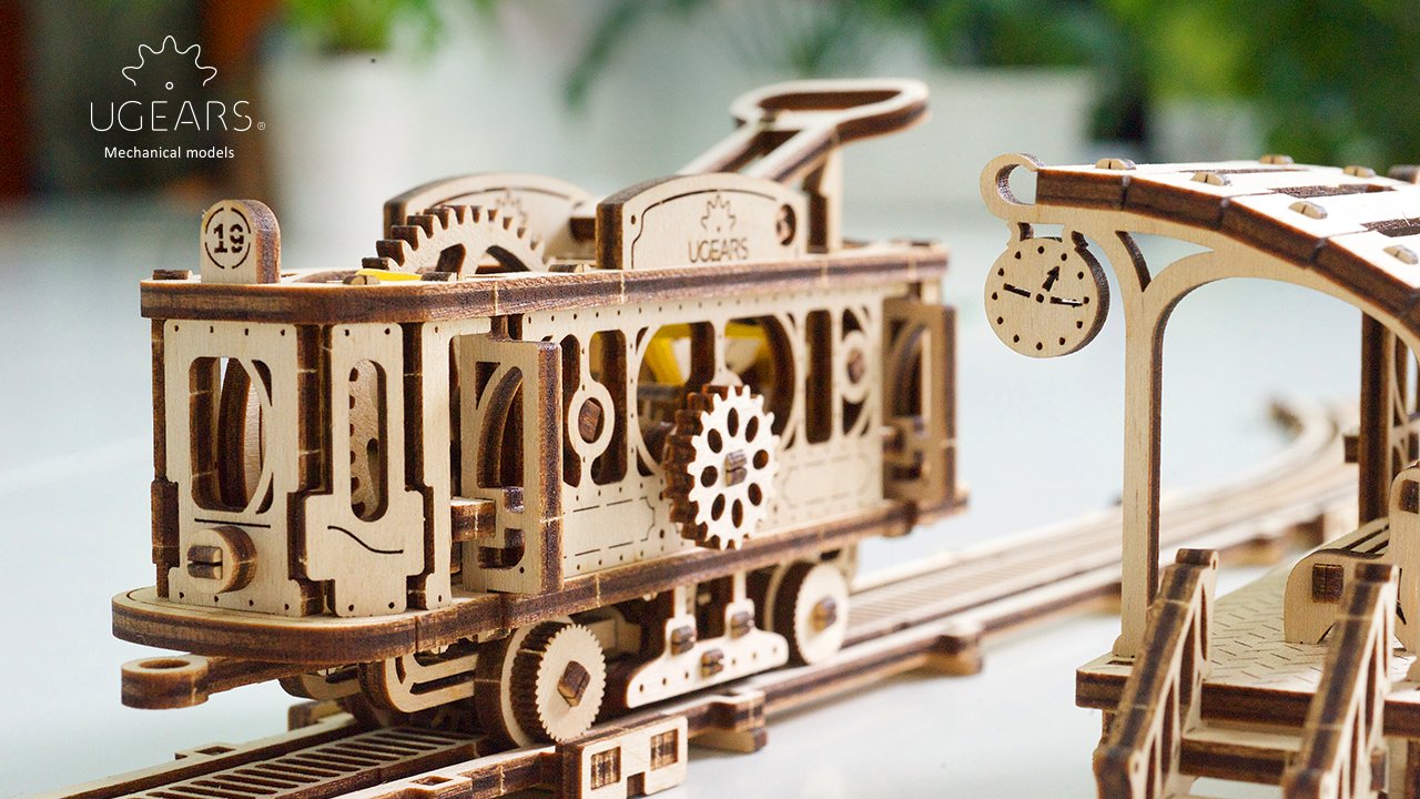 Amazon.co.jp: Ugears ユーギアーズ Tram Line トラムライン