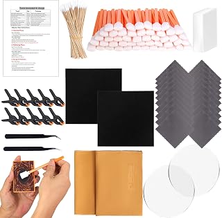 238 Pcs Card Cleaning Kit, Trading Card Cleaning Kit & Sports Card Flattening Kit, TCG Card Care and Repair Tool Accessories for Card Collector with User Manual