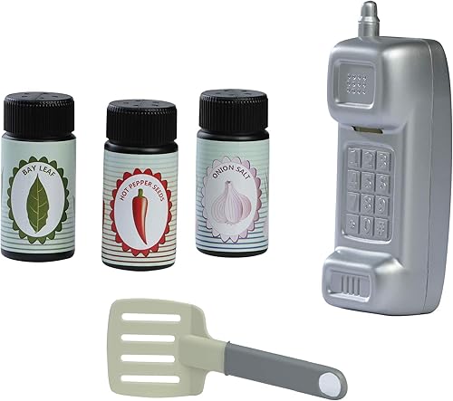 Miniatura 4 de Teamson Kids Juego de cocina de juego de simulación con accesorios Little Chef Florence Classic White Green Yellow Kids Play Kitchen