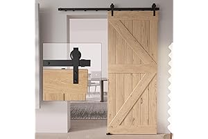 6 Ft RV Barn Door Hardware - Low Ceiling & Lite Version