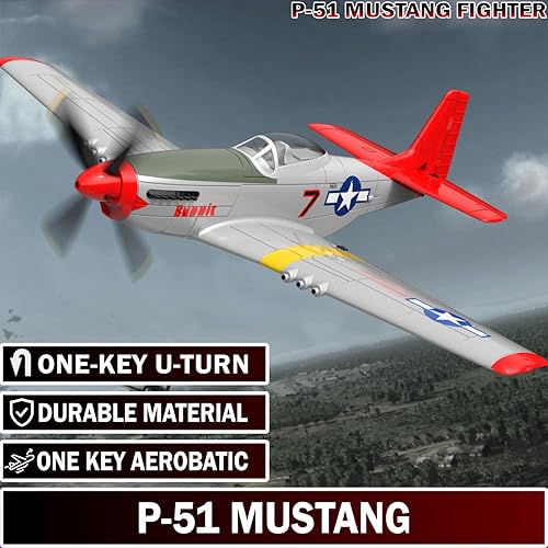 Miniatura 2 de Remote Control Aircraft Plane RC Plane with 3 Modes That Easy to Control One-Key U-Turn Easy Control for Adults Kids LEAMBE
