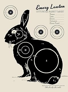 Retro Rabbit Shooting Target | 5-Pack 11' x 8.5'