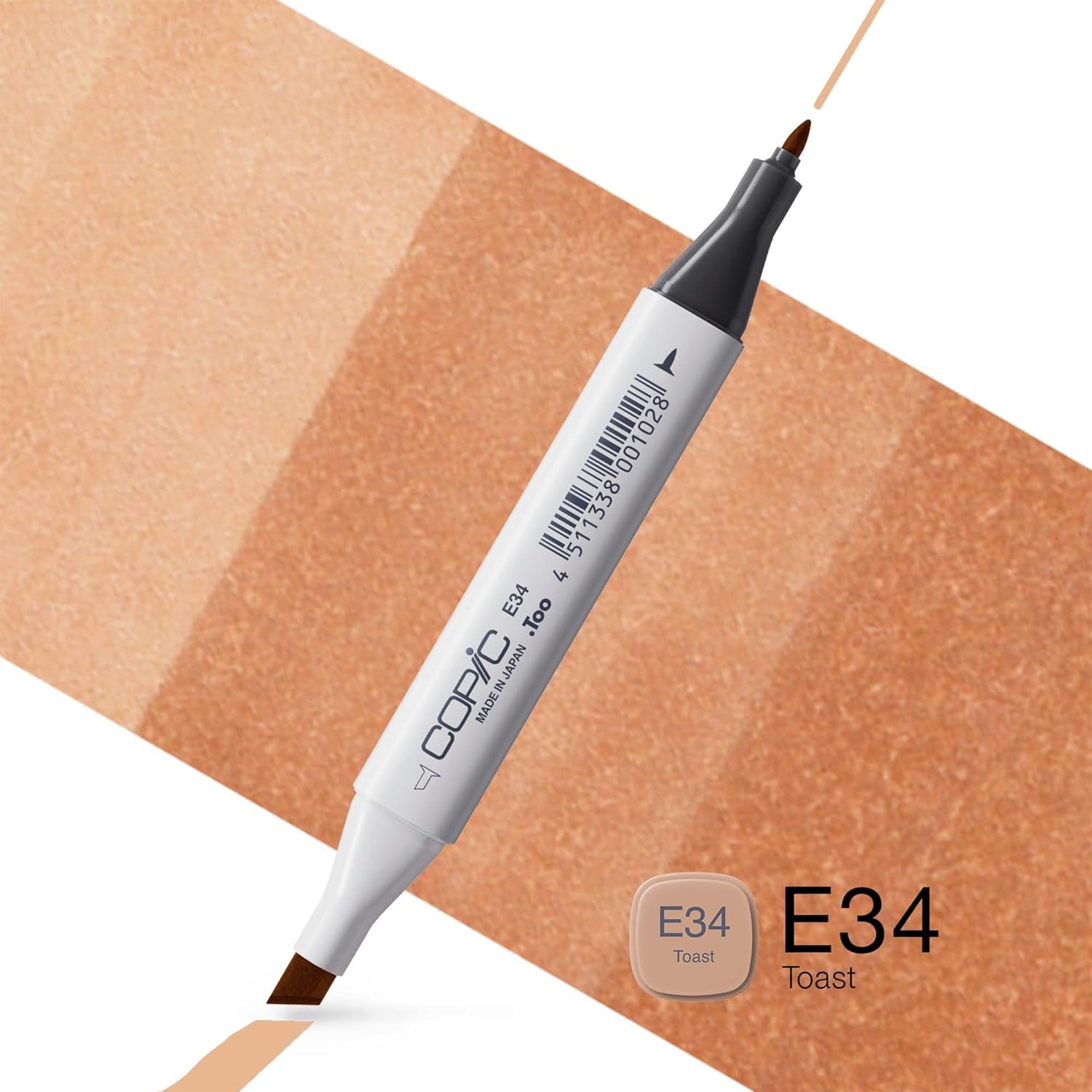 Copic Classic, Dual-Tip Alcohol Marker, E34-Copic, Orientale Update to Toast