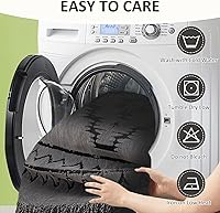 Vista 164 de VClife funda boho de sofá de felpilla para sofá seccional, funda antideslizante para sofá de 2 plazas, protector para mascotas con borlas, funda