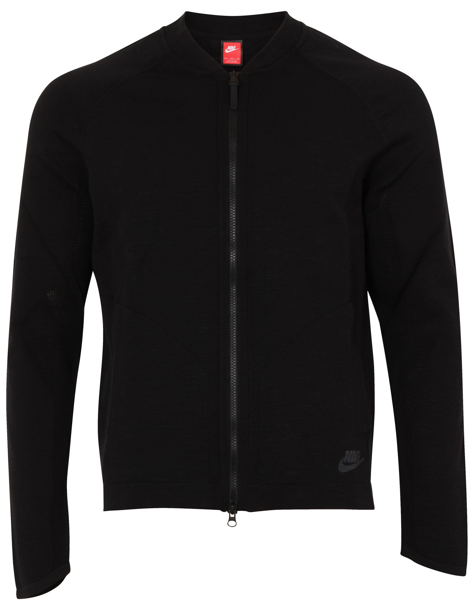 Nike Sportswear Tech Knit Black Mens Bomber Jacket Size M