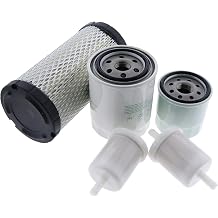 JEENDA Filter Kit/Air/Fuel/Oil/Hyd for Kubota BX22 BX23 BX24 BX25 BX25DLB BX2200 BX2230 BX2350 BX2360 BX2370 BX2660 BX2670 ZD18 ZD21 ZD25 ZD28 GR2100 GR2110 GR2120 BX23S BX1880 BX2380