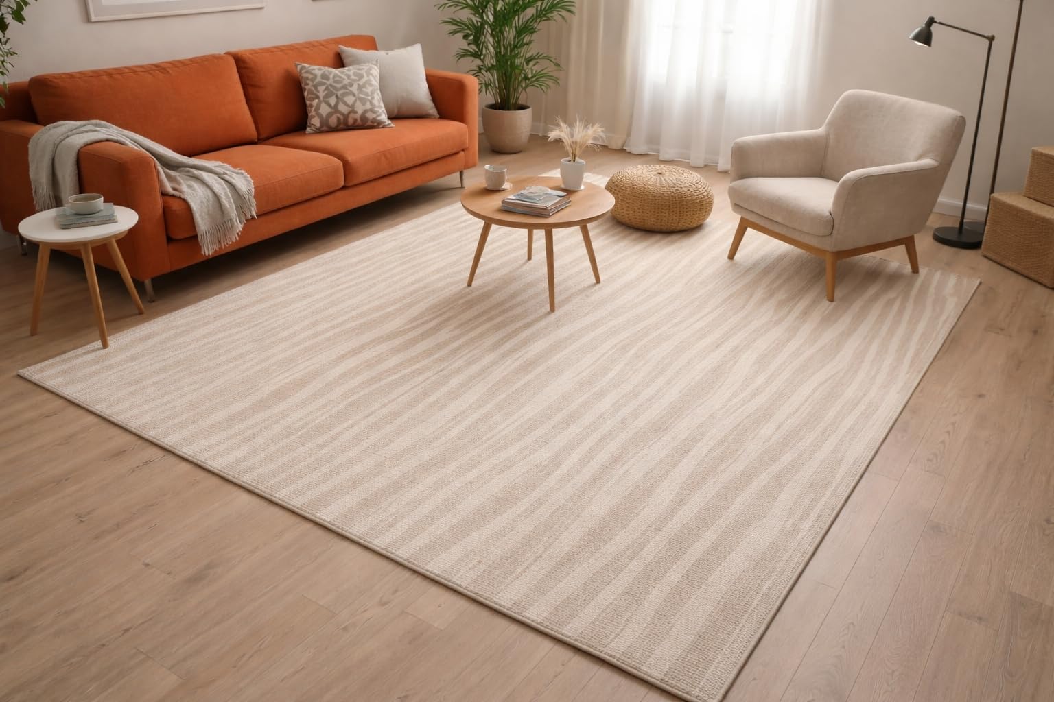 AVANTI TRENDSTORE - Casares - Comodo tappeto con motivo etnico, realizzato in polipropilene, morbido e piacevole al tatto, disponibile in vari colori e motivi. Dimensioni ca. 200x285x1,5 cm