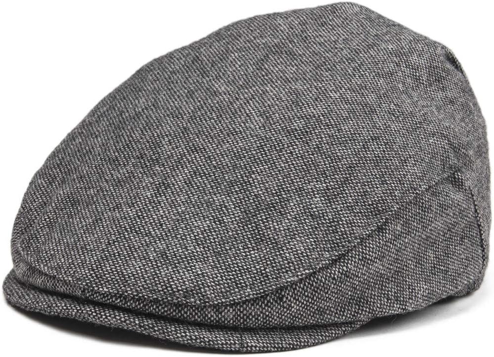Kids Wool Tweed Newsboy Flat Cap Herringbone Boy Infant Toddler Child Youth Beret Hat