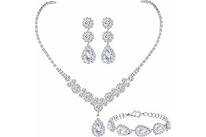 Sparkling Crystal Bridal Jewellery Set