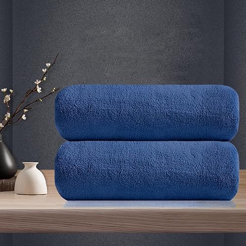 Vista 280 de Juego de toallas de microfibra de 8 piezas, 2 toallas de baño, 2 toallas de mano, 4 toallas pequeñas, toalla de baño extra grande para baño, hotel