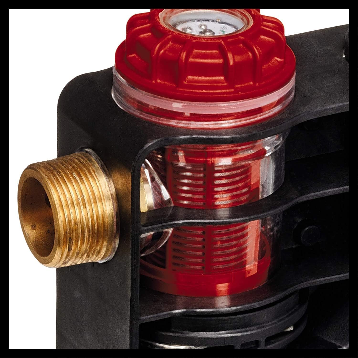 Einhell Hauswasserautomat GE-AW 1042 FS (1.050 Watt, Wasserfüll-/Schmutz-/Sauganzeige, Trockenlaufsicherung, Flow-Sensor, Thermo-/Brühschutz, Rückschlagventil)