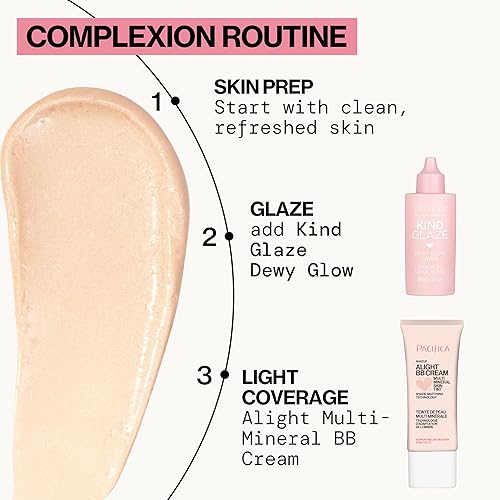 Miniatura 9 de Pacifica Beauty Kind Glaze - Capa de brillo de rocío base de base facial y resaltado crea un filtro impecable imprimación iluminadora todos los