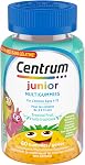 Centrum Junior MultiGummies Multivitamine de fruits tropicaux et supplément multiminérale, ananas-mango, dragon et arômes de pamplemousse, 60 Nombre