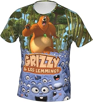Playera Grizzy Y Los Lemmings Para Niños Regalos Para Niños | Meses Sin