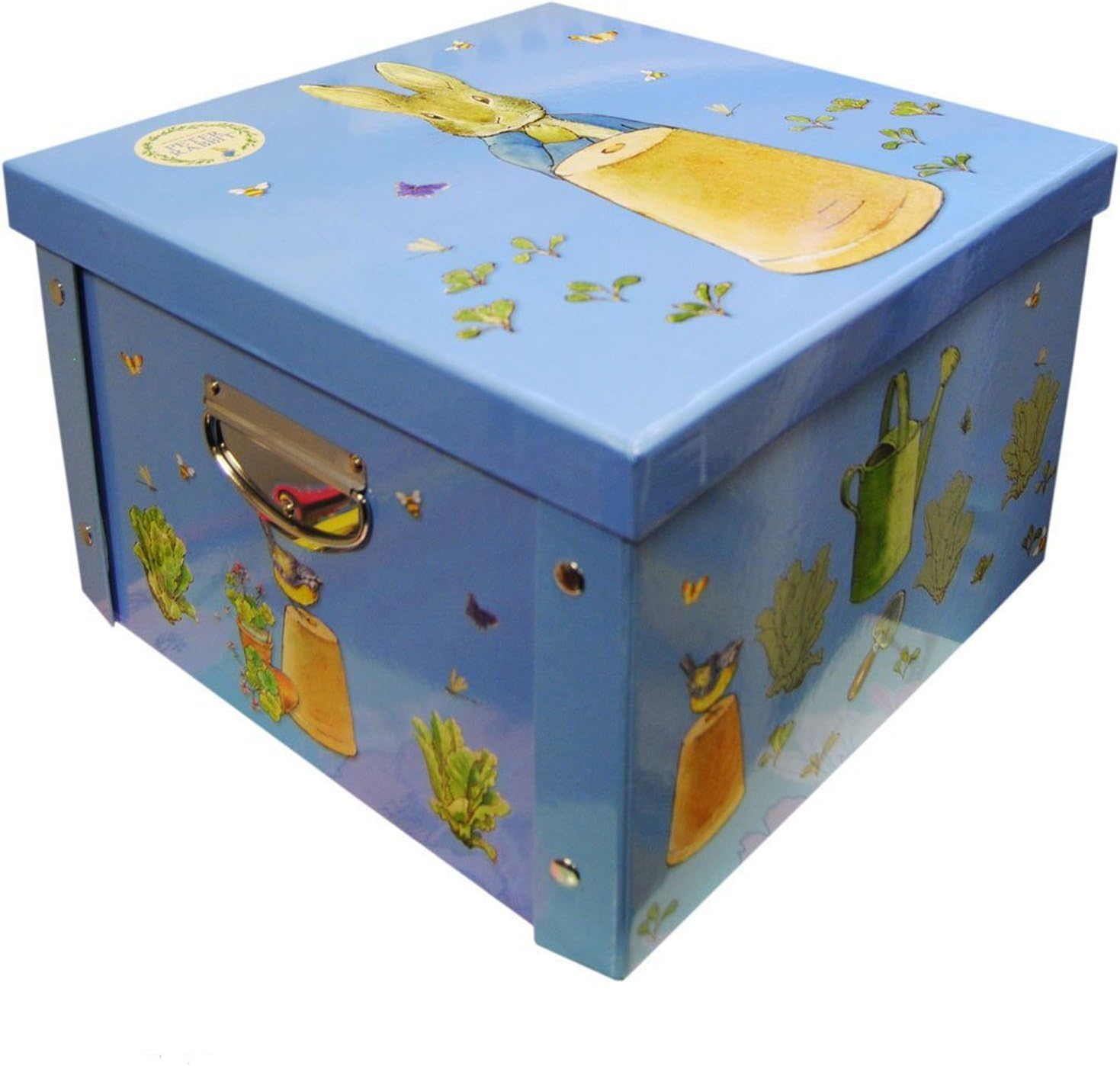 Robert Frederick Collapsible Storage Box-Peter Rabbit Blue, Assorted, 30 x 10 x 4 cm