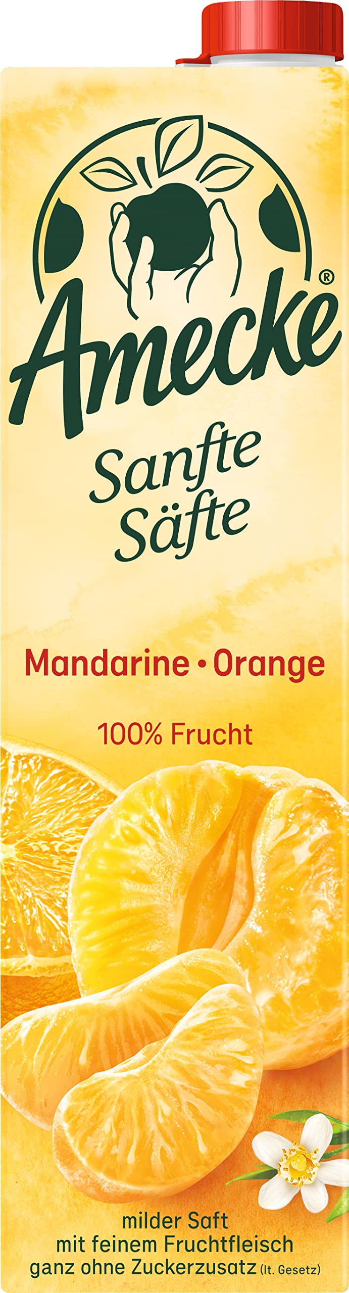 amecke 's suave Zumos Mandarin Naranja, 6 pack (6 x Paquete de 1 L)
