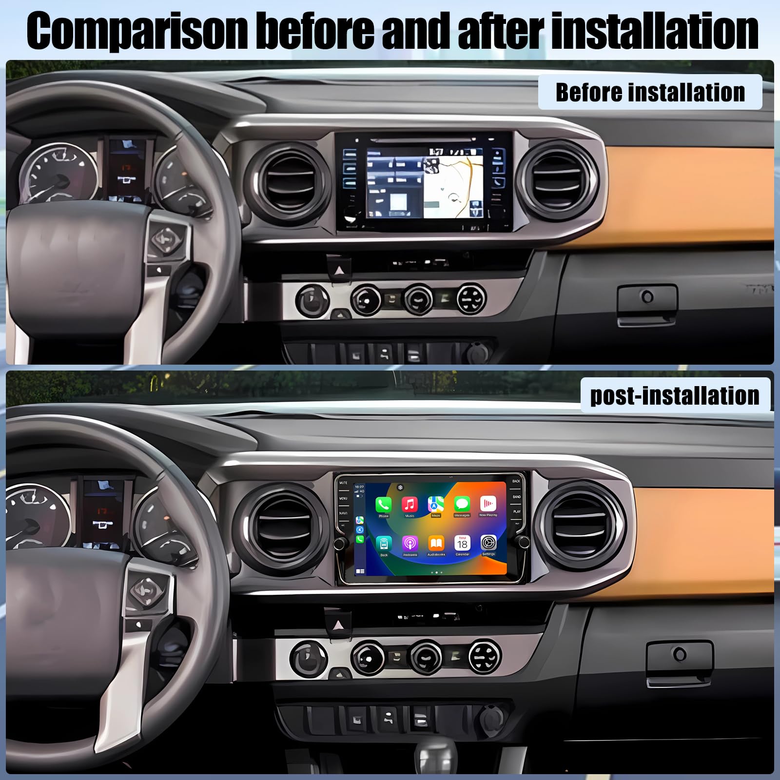 Toyota Tacoma 2016-2021 Car Stereo - 8.2