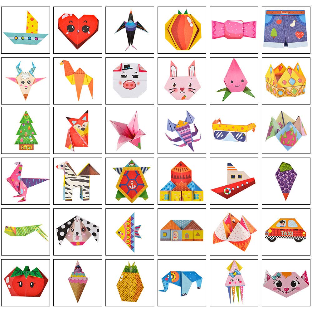 Amazon.com: ZesNice Origami Paper Kit for Children, 152 Page