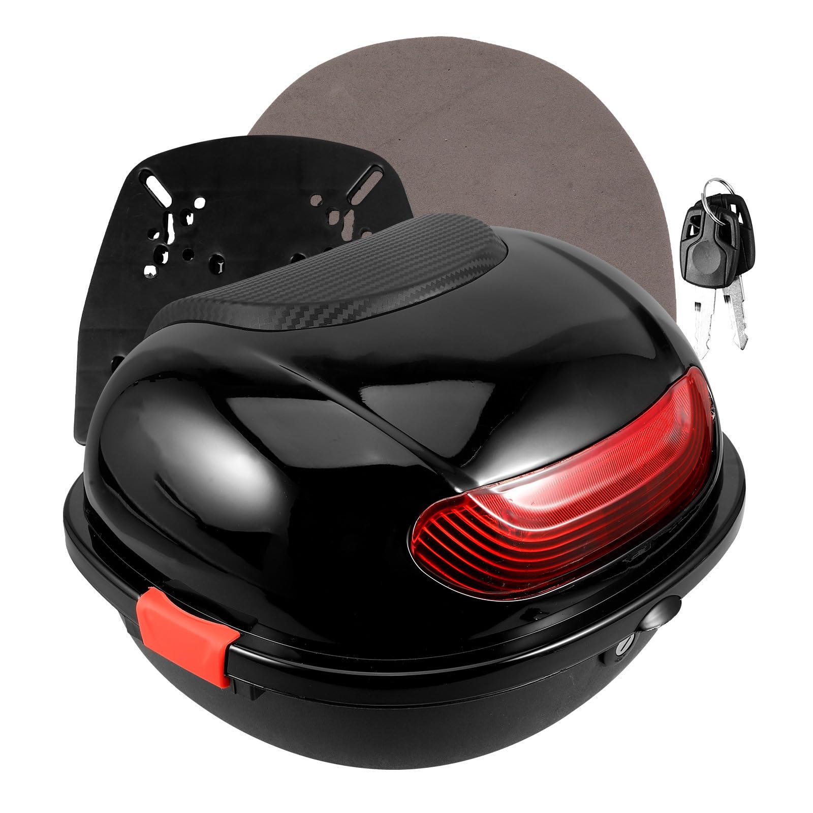 ABOOFAN Bauletto per Moto, Box Posteriore Pp con Schienale