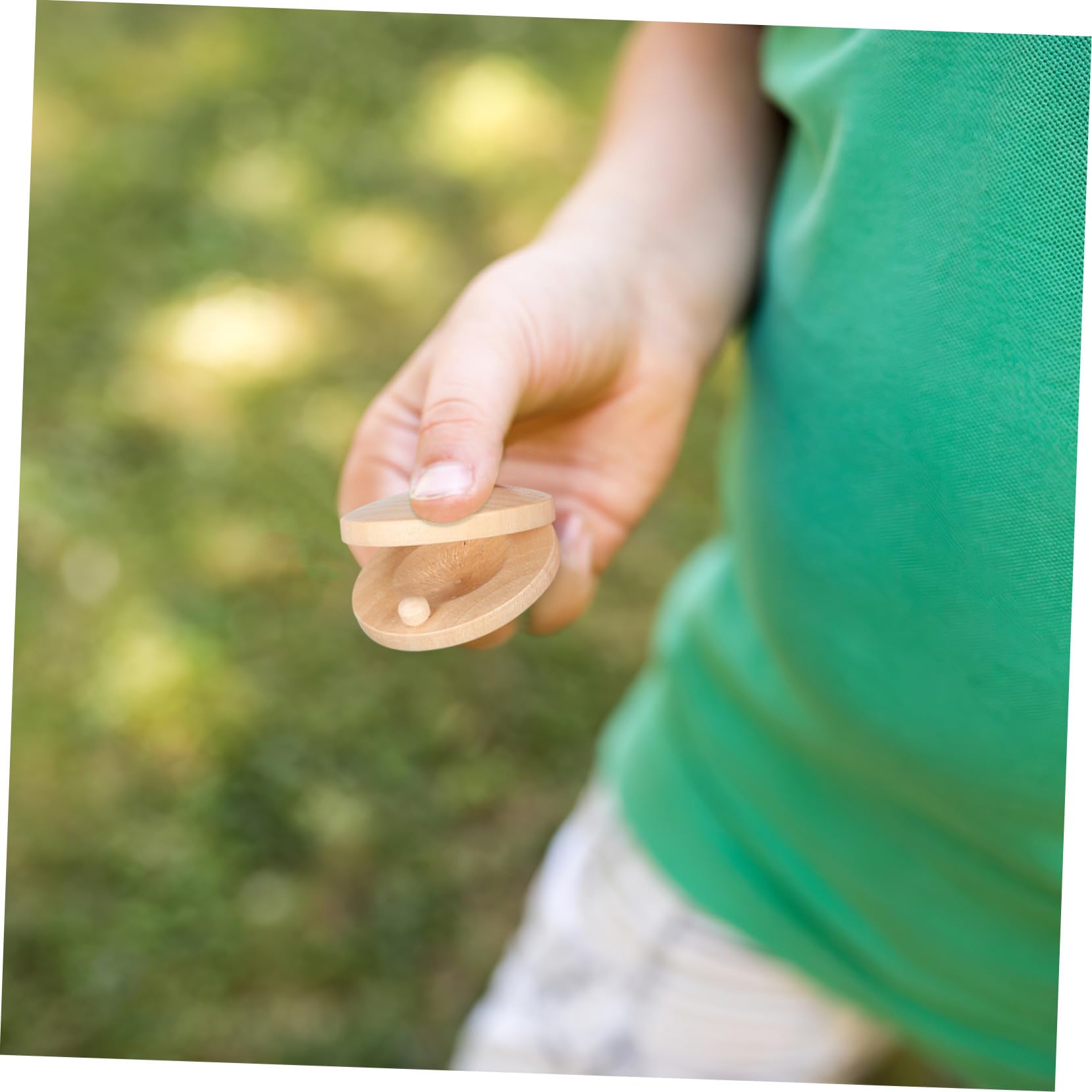 Gatuida 24 Castañuelas de Madera y Plástico para Niños, Instrumento Musical Educativo Que Desarrolla la Percepción Auditiva y Atrae la Atención en Comunicación Padre E Hijo
